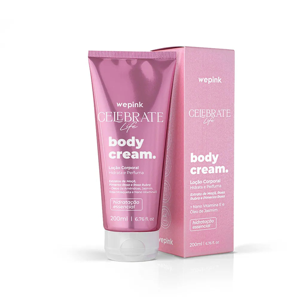 Body Cream Celebrate Life Desodorante Hidratante 200ml - Wpink