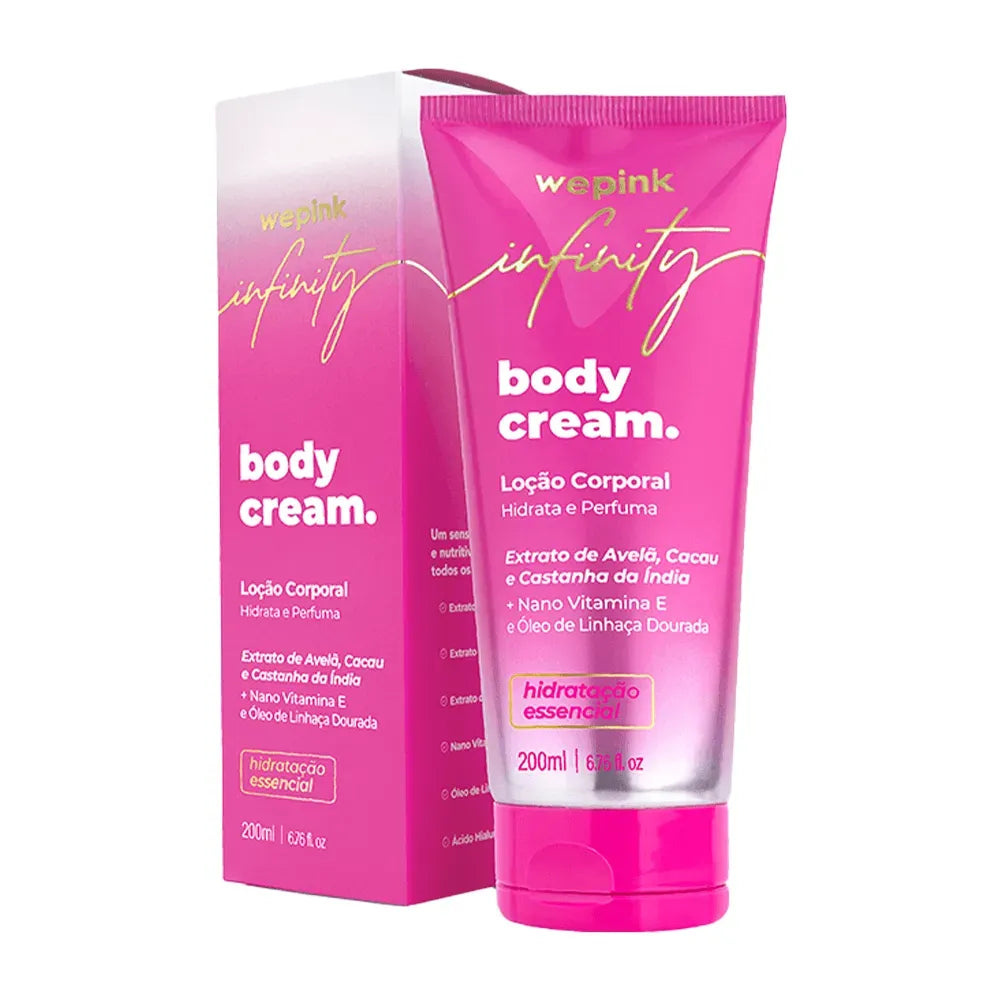 Body Cream Infinity Desodorante Hidratante 200ml - Wpink