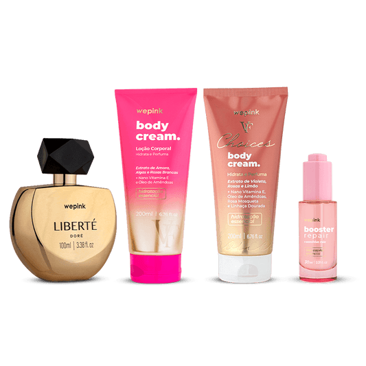 Kit Liberté Doré + Body Cream VF + Body Cream VF Choices + Booster - Wpink