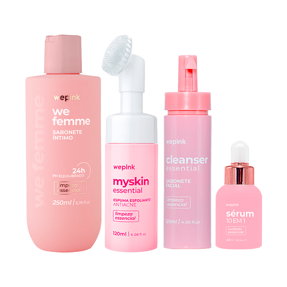 Kit We Femme + Sérum 10 em 1 + Myskin + Cleanser - Wpink